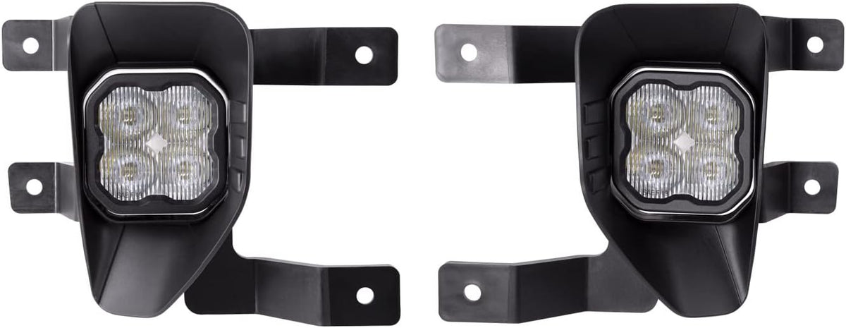 Yellow SAE/DOT LED Fog Light Kit for Chevrolet Silverado 1500 LD 2019 J8668