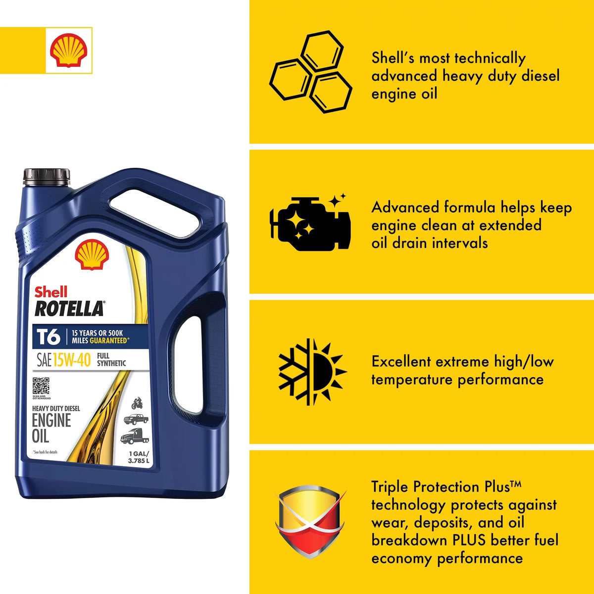 15W-40 Full Synthetic Diesel Engine Oil S18721
