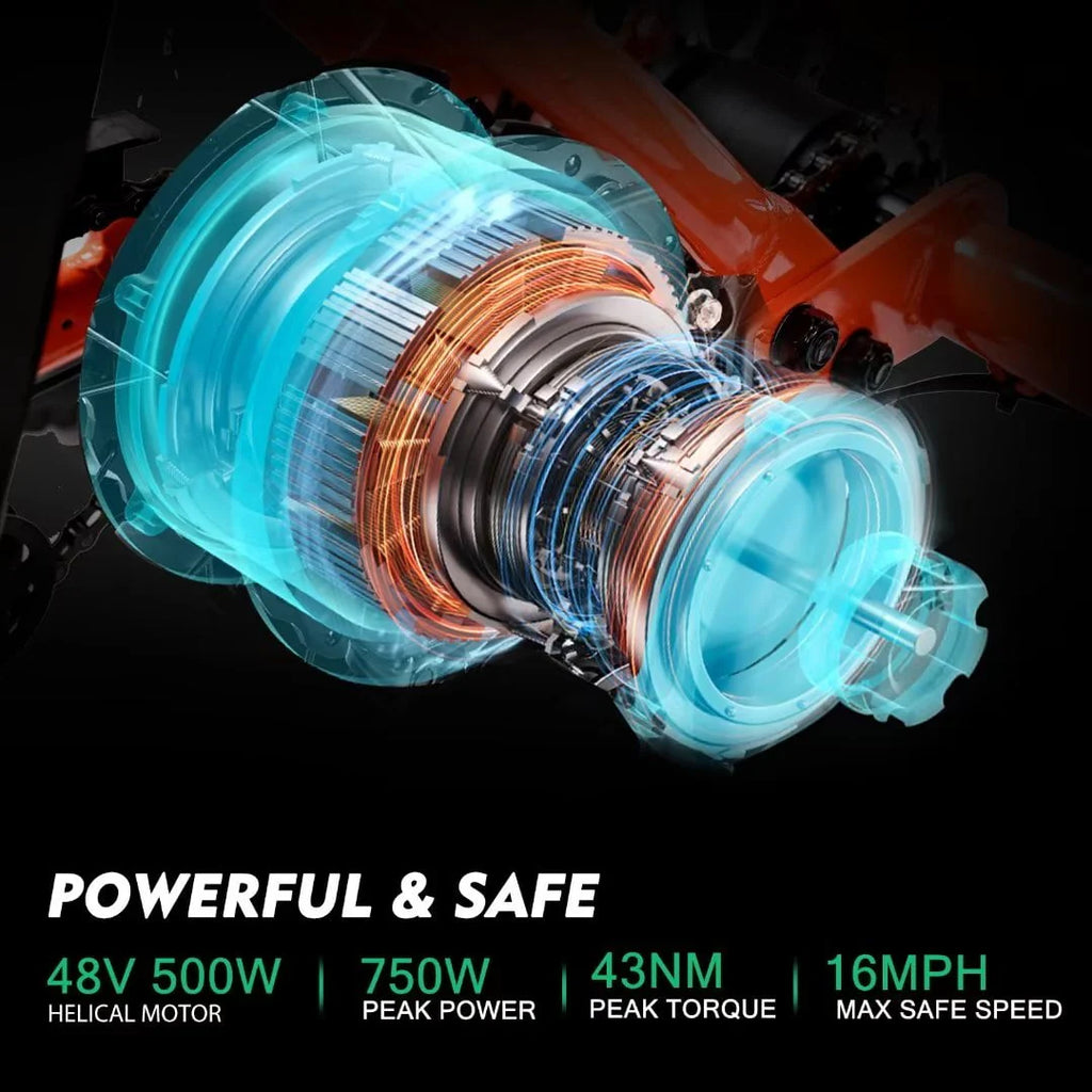 350W 36V 7 Speeds Electric Tricycle with Basket U1106