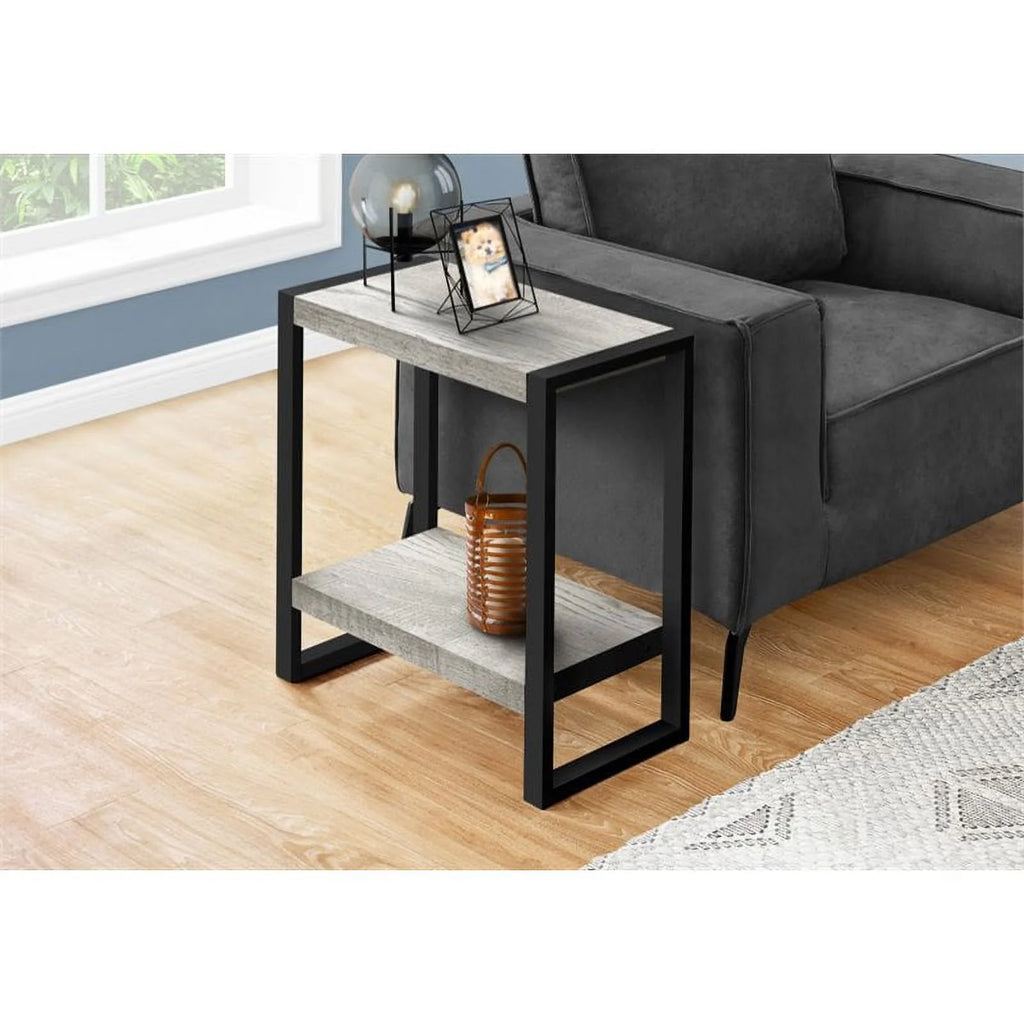 2 Tier Wood Top Side Table Set of 2 Y86684