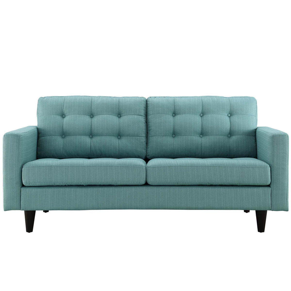 Blue Fabric Armchair Loveseat and Sofa Set O793