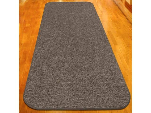 12 ft. x 48 in. Pebble Gray Skid-Resistant Carpet Runner H51412