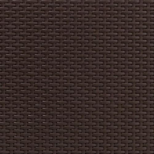 Chocolate Brown Faux Rattan Coffee Table M731786