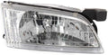 Headlight Assembly for Nissan Altima 1998 1999 Passenger Side Halogen Pack of 2 B37086