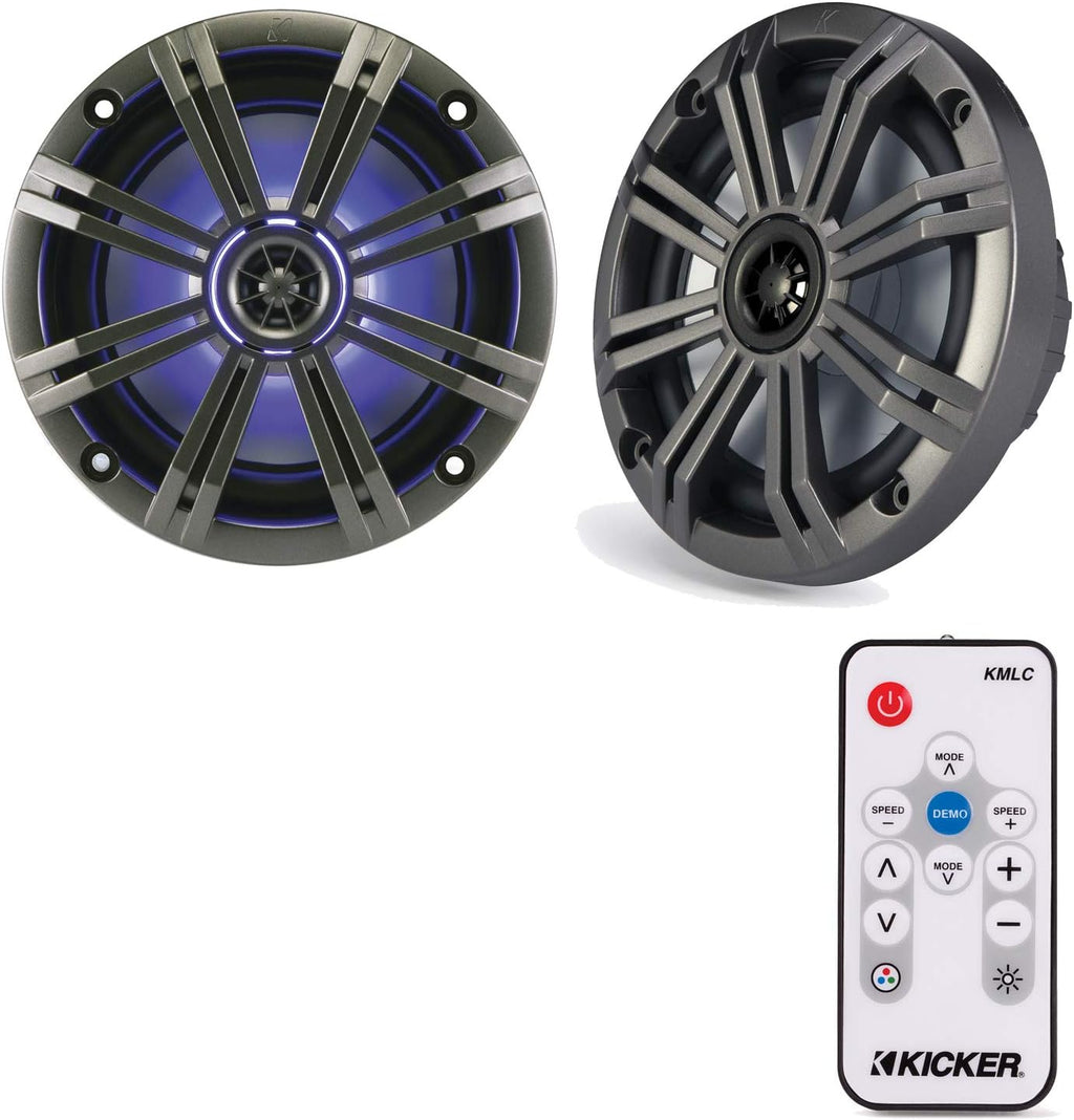 6.5" Marine Speaker Bundle with LED Remote O957
