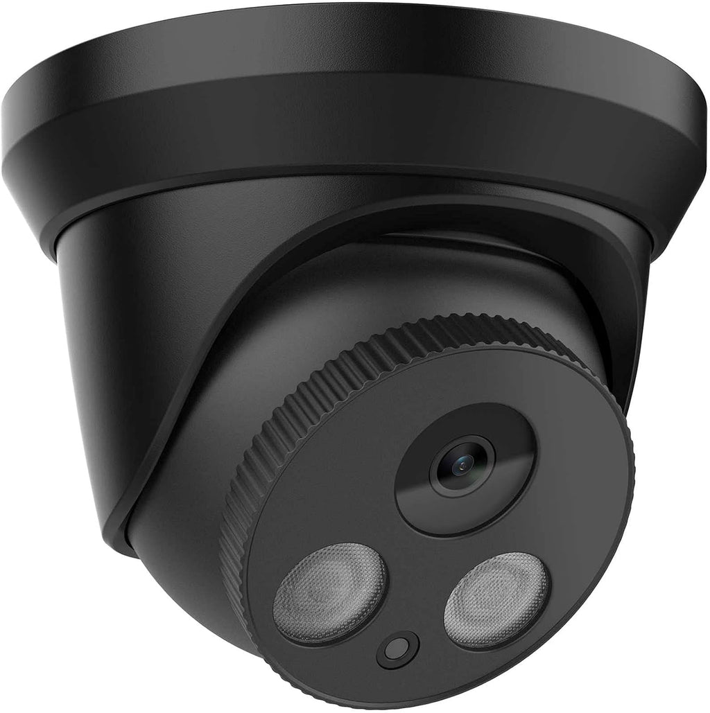 4K 8MP Outdoor PoE IP Camera with Mic/Audio, 98ft Night Vision, Black A790226