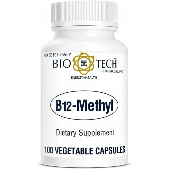 B12-Methyl 100 Vegetarian Capsules Supplement O459404