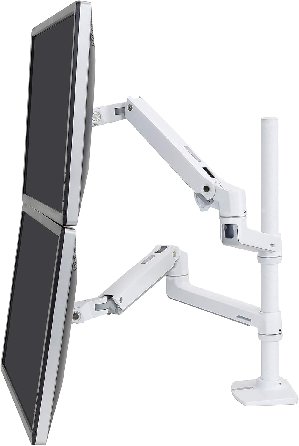 Polished Aluminum Dual Monitor Arm E483