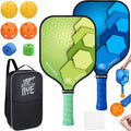 Set of 4 Pickleball Paddles with Balls and Bag A995