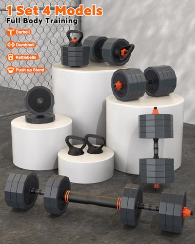 Adjustable Dumbbells Set 45/65/85 lbs F394