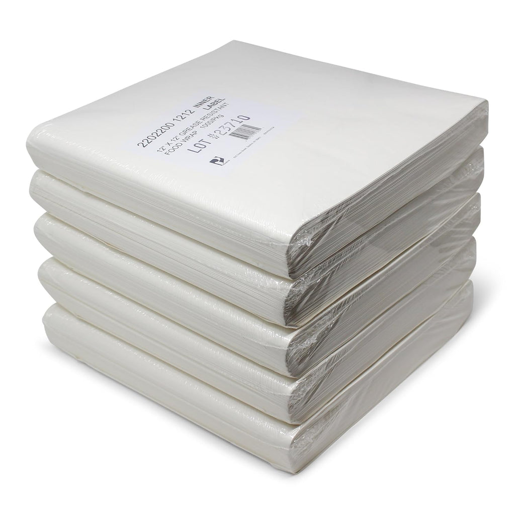 Red Checkers Grease-Resistant Food-Safe Sandwich Wrap Paper Sheets (Case of 5000) O885708