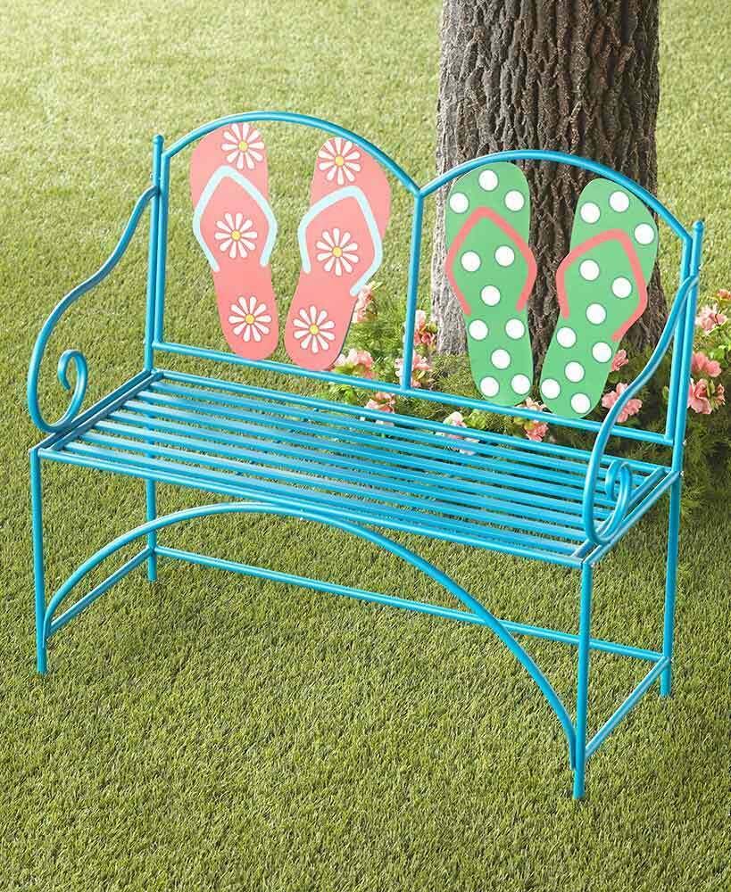 Tropical Beach Theme Garden Bench M9855
