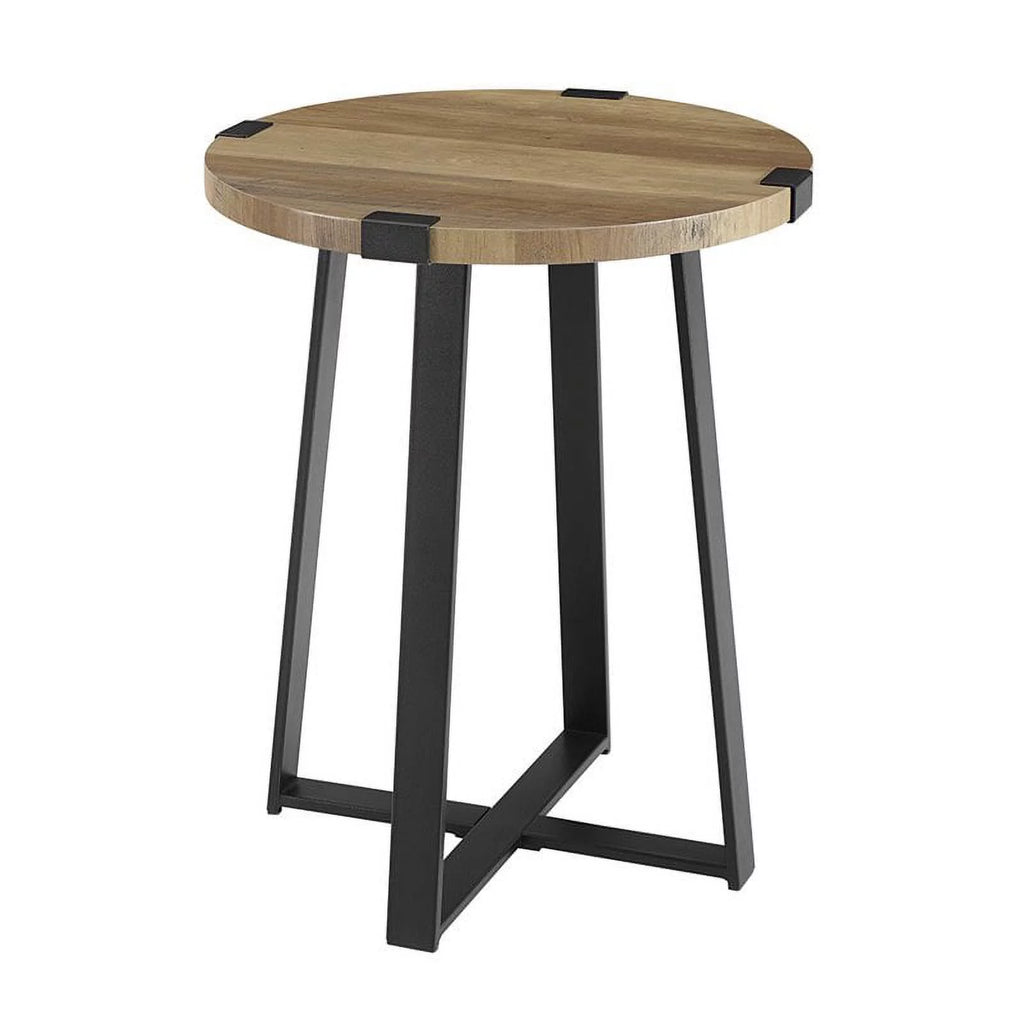 18 Metal Wrap Round Side Table Y43347
