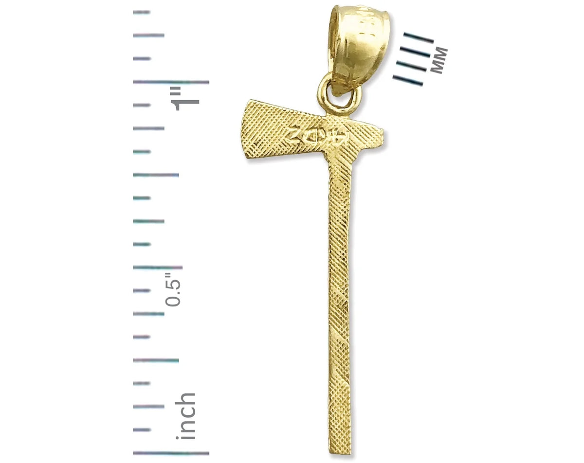 14K Gold Ax Charm Z64034