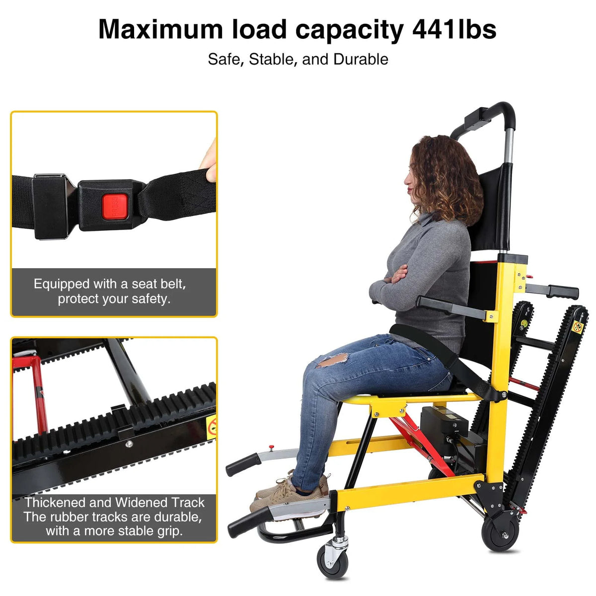 Portable Electric Wheelchair 440lbs Y3544
