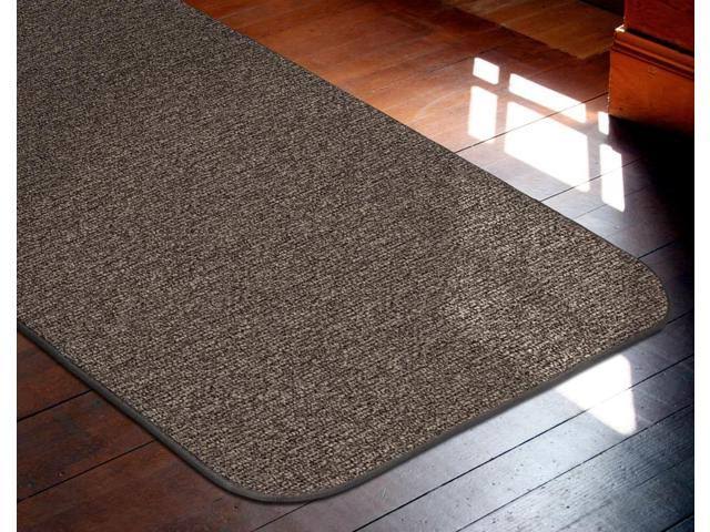 12 ft. x 48 in. Pebble Gray Skid-Resistant Carpet Runner H51412