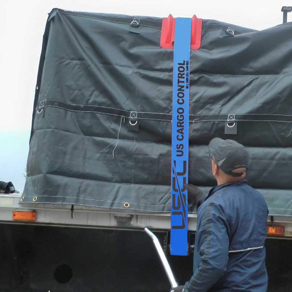 4 Inch x 50 Foot Blue Winch Strap with Chain Extension K127