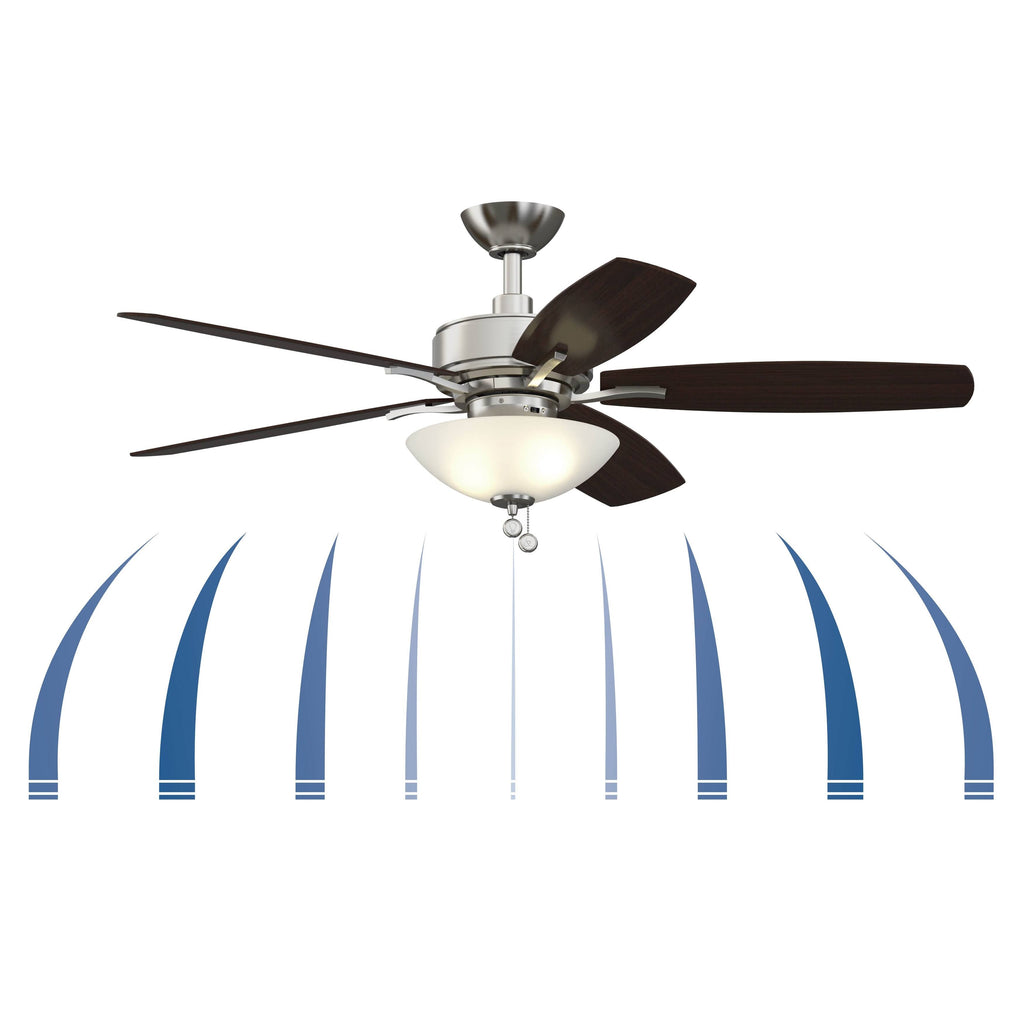 Brushed Nickel LED Ceiling Fan K516