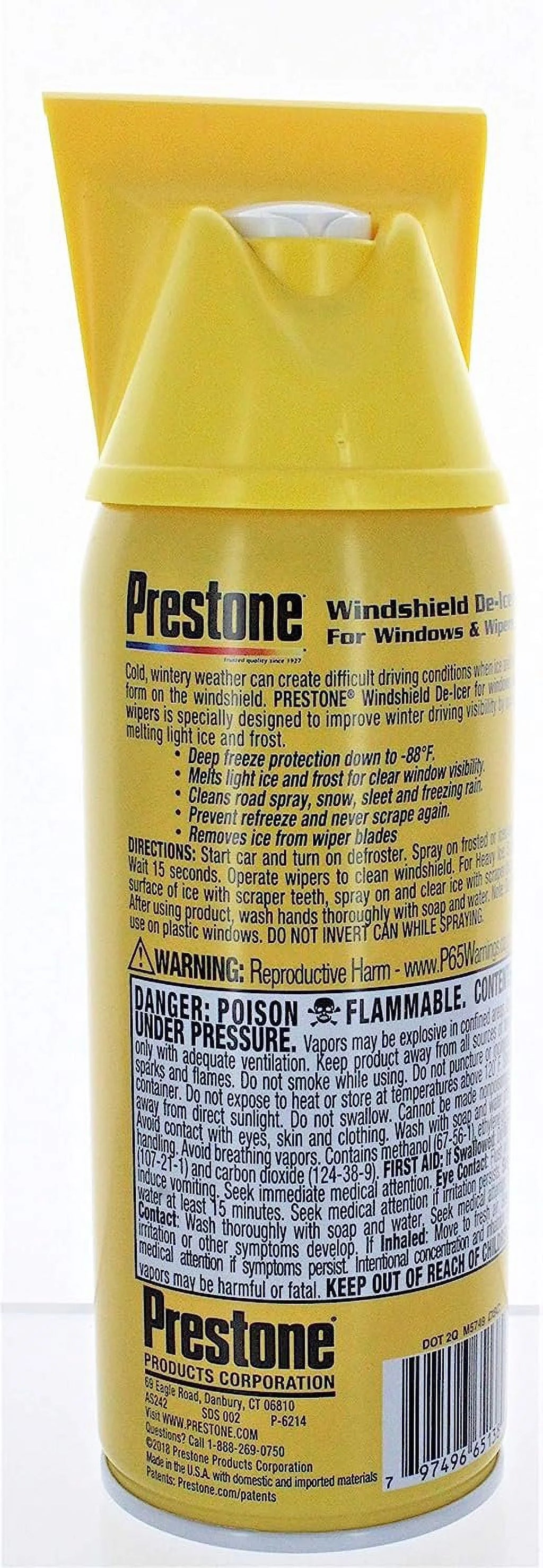 11 oz Aerosol Windshield De-Icer 2 Pack L68962