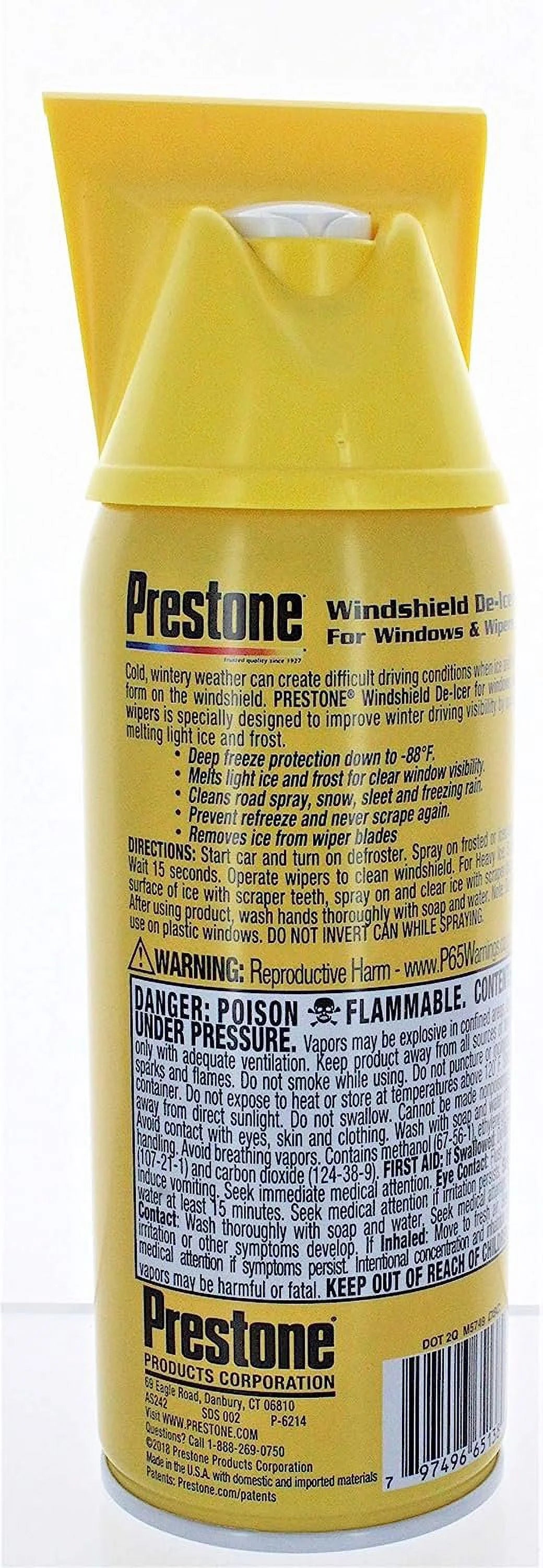 11 oz Aerosol Windshield De-Icer 2 Pack L68962