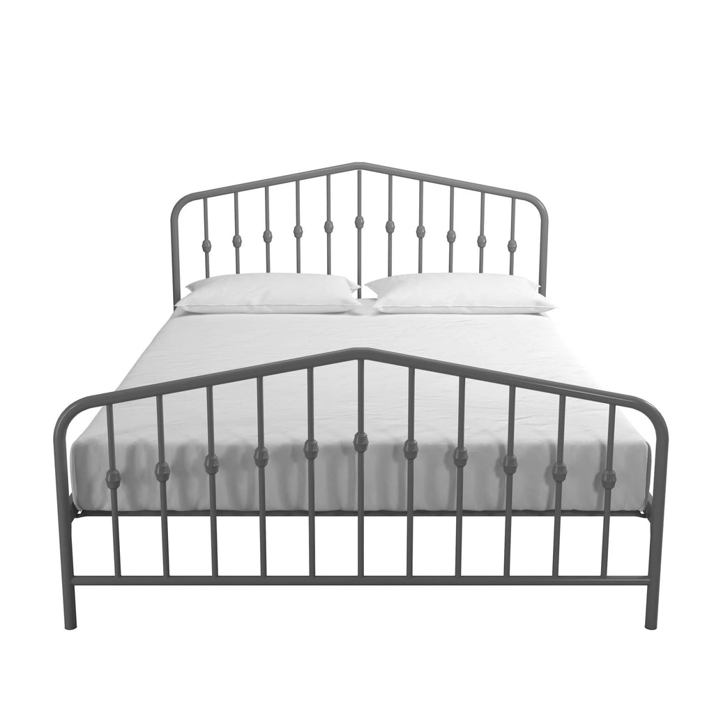Queen Black Metal Bed E52928