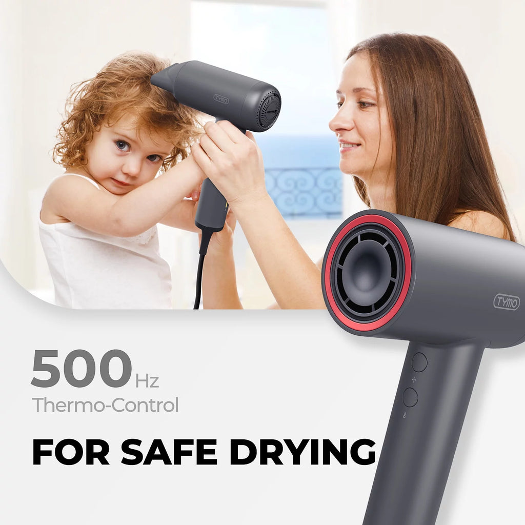 1500W High Speed Ionic Hair Dryer with Smoothing Nozzle J7355