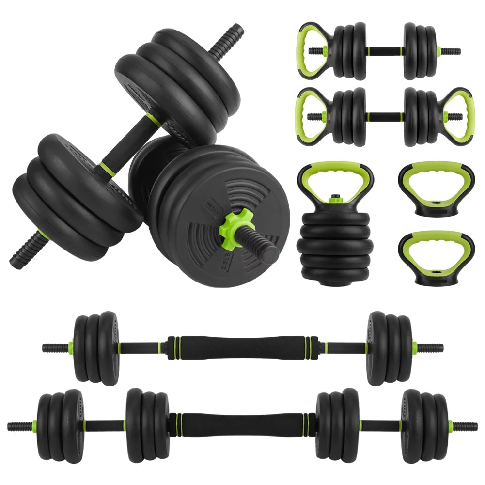 4-in-1 Adjustable Dumbbells Set 50lbs Q32980