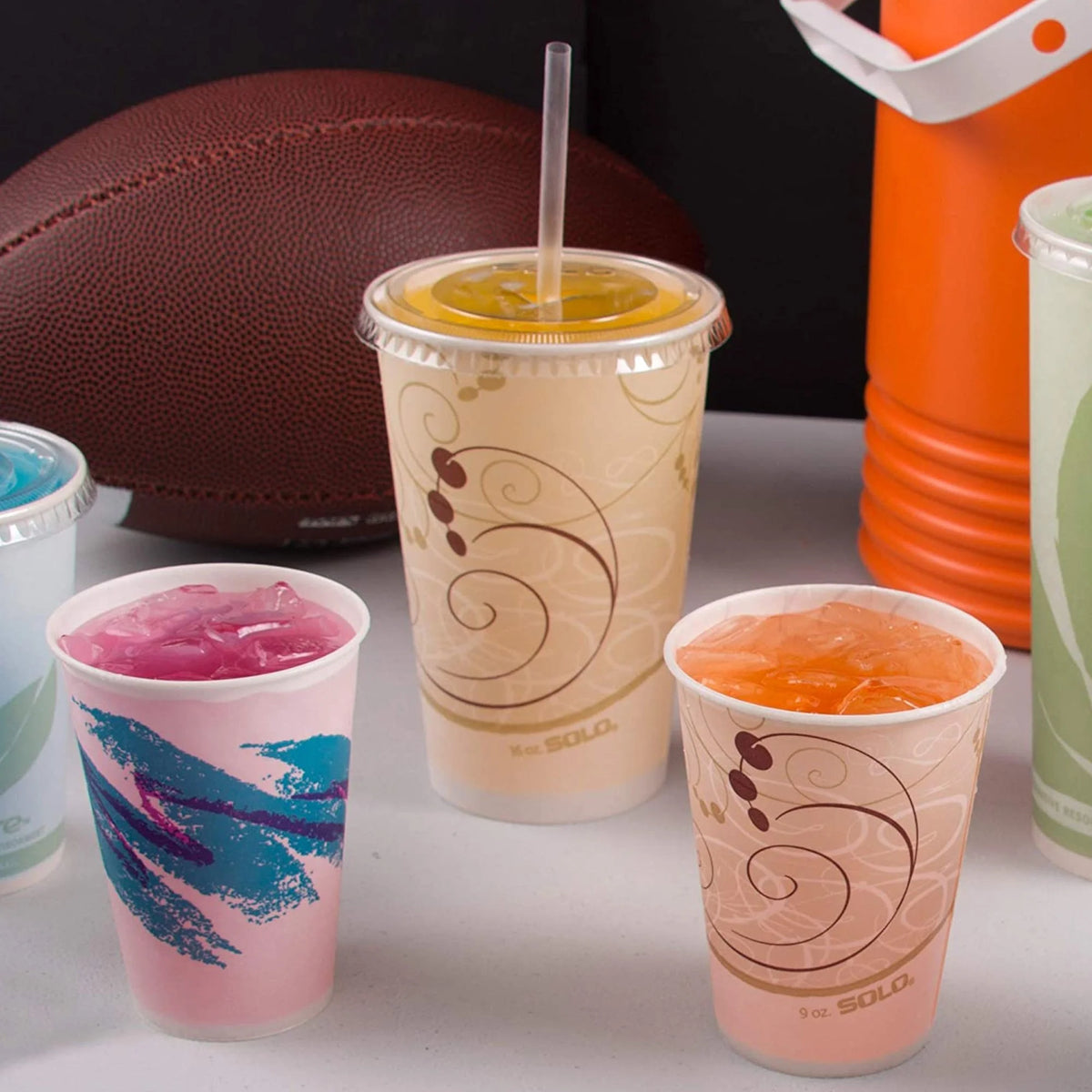 9 oz Paper Cold Cups 100 Count Pack of 20 U40224
