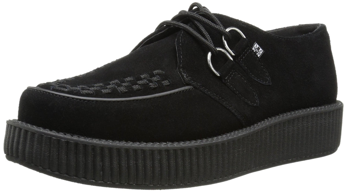 Black Suede Low Creeper Z79058
