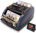 Money Counter with UV/MG/IR Counterfeit Detection, LCD Display, Speed 1,300 Notes/Min W6013