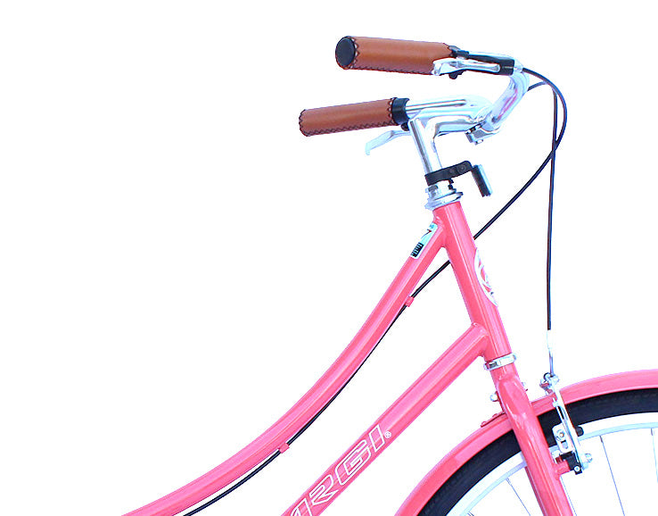 Lavender 700C City Bike with Back Rack Y68621
