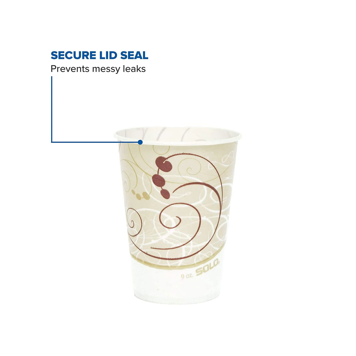9 oz Paper Cold Cups 100 Count Pack of 20 U40224