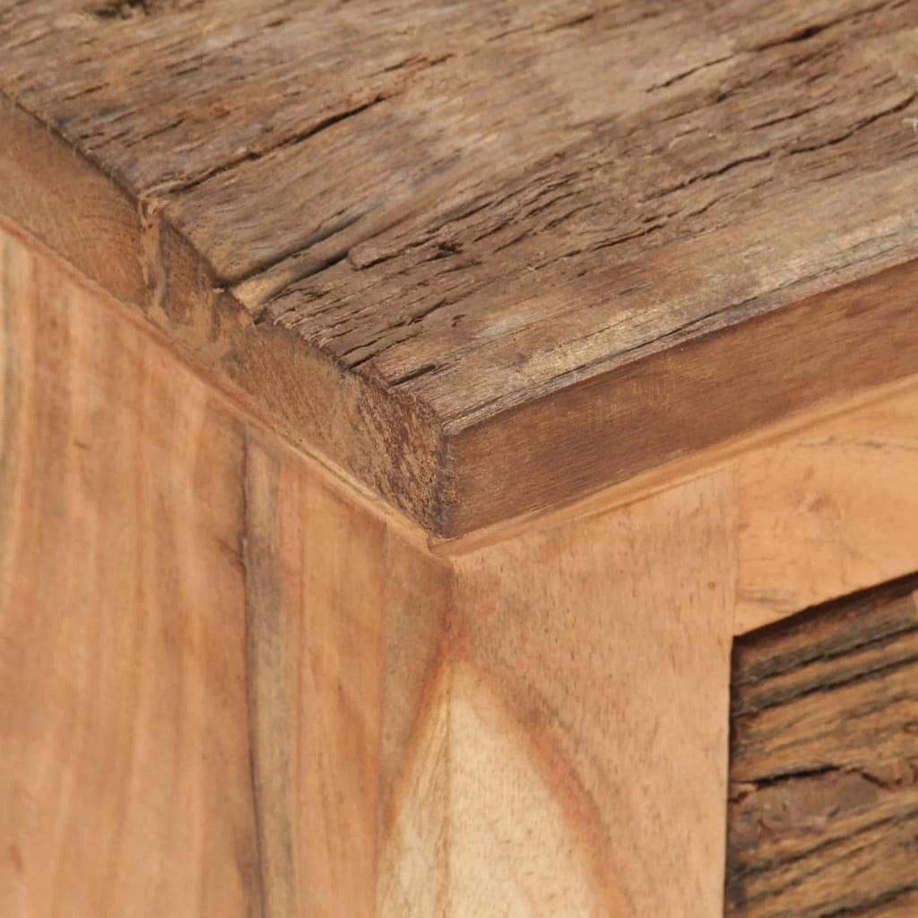 3 Drawer Acacia and Reclaimed Wood Sideboard P519
