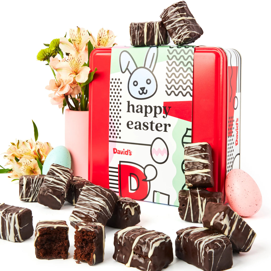Dark Chocolate Glazed Mini Brownie Bites 16 Pcs E9094