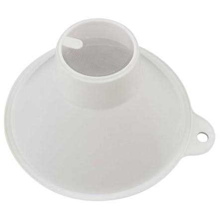 White Plastic Disposable Strainer - 100 Pack X3510