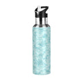 Dinosaur Green Pattern Stainless Steel Insulated Water Bottle with Straw Lid H623439