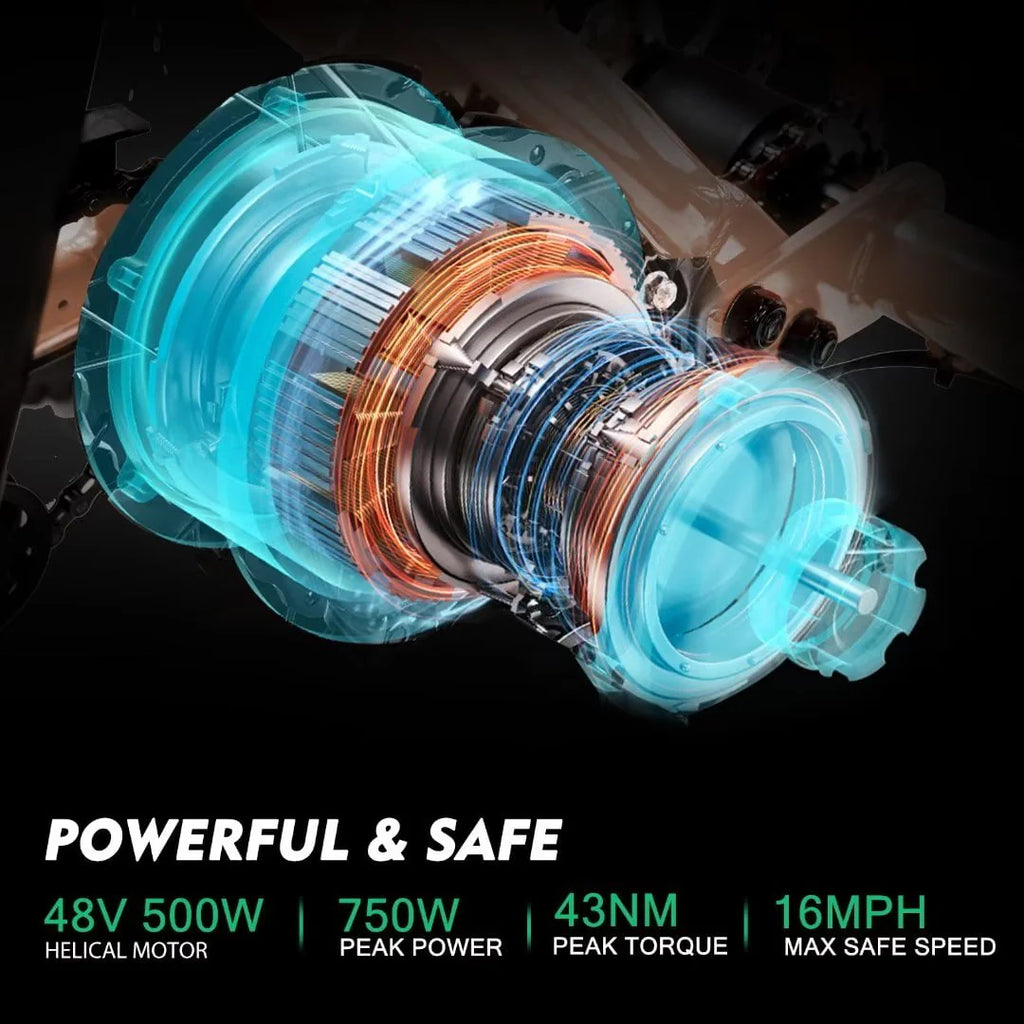 350W 36V 7 Speeds Electric Tricycle with Basket U1106