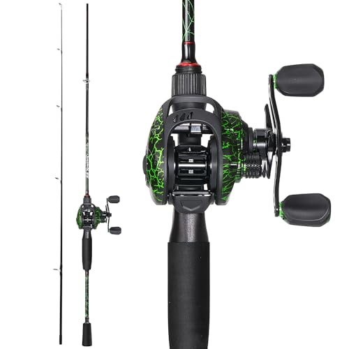 Fishing Rod Combo with Baitcasting Spinning Reel K98176