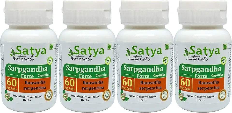500 mg 60 Veg. Capsule Sarpgandha Extract Capsules W766