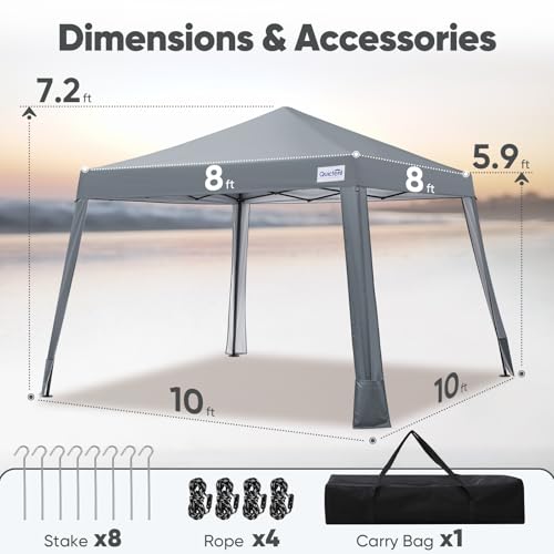 10x10 Pop Up Canopy Tent E821199