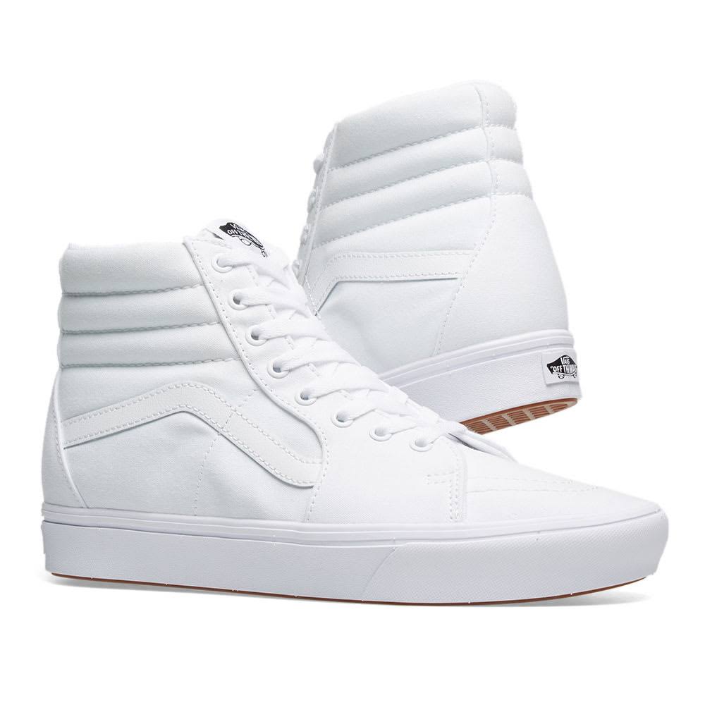 True White Sk8-Hi Shoes O5433