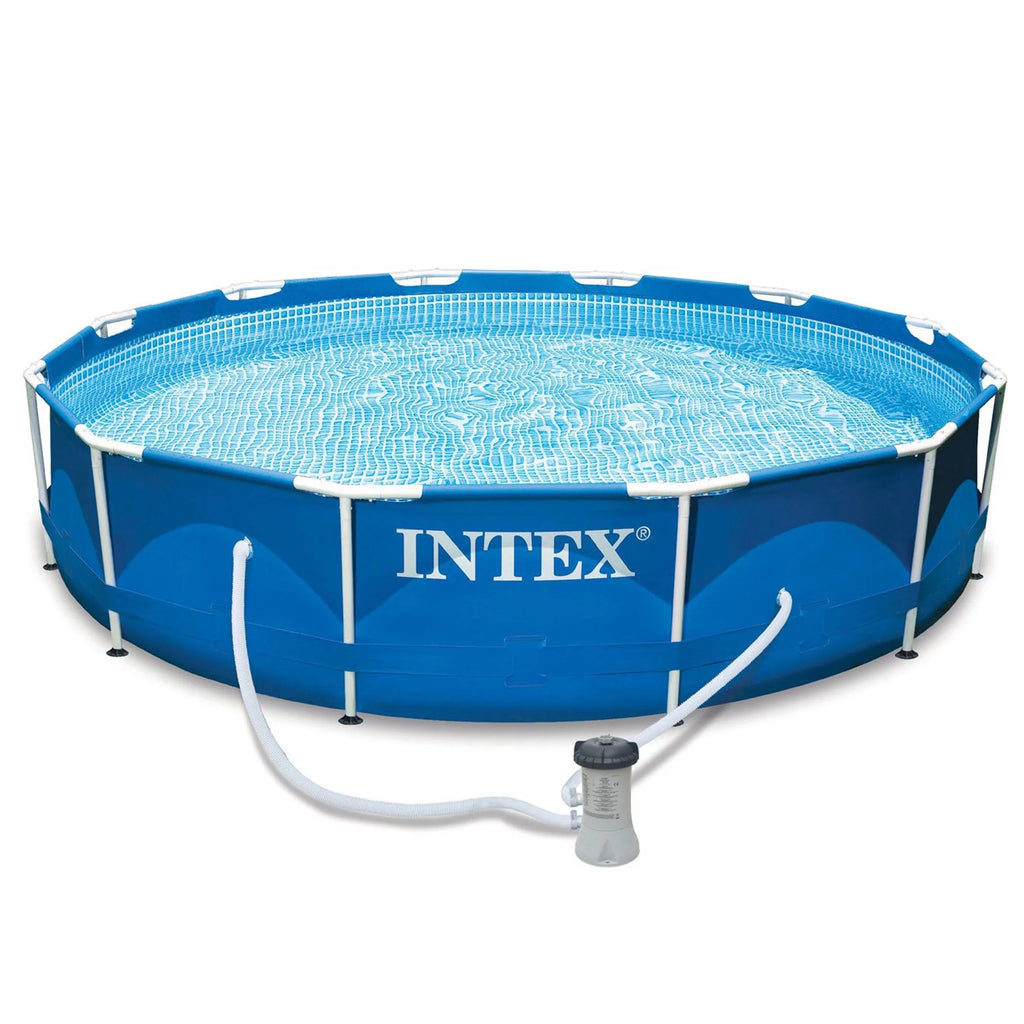 Metal Frame Above Ground Swimming Pool with Filter Pump R75356