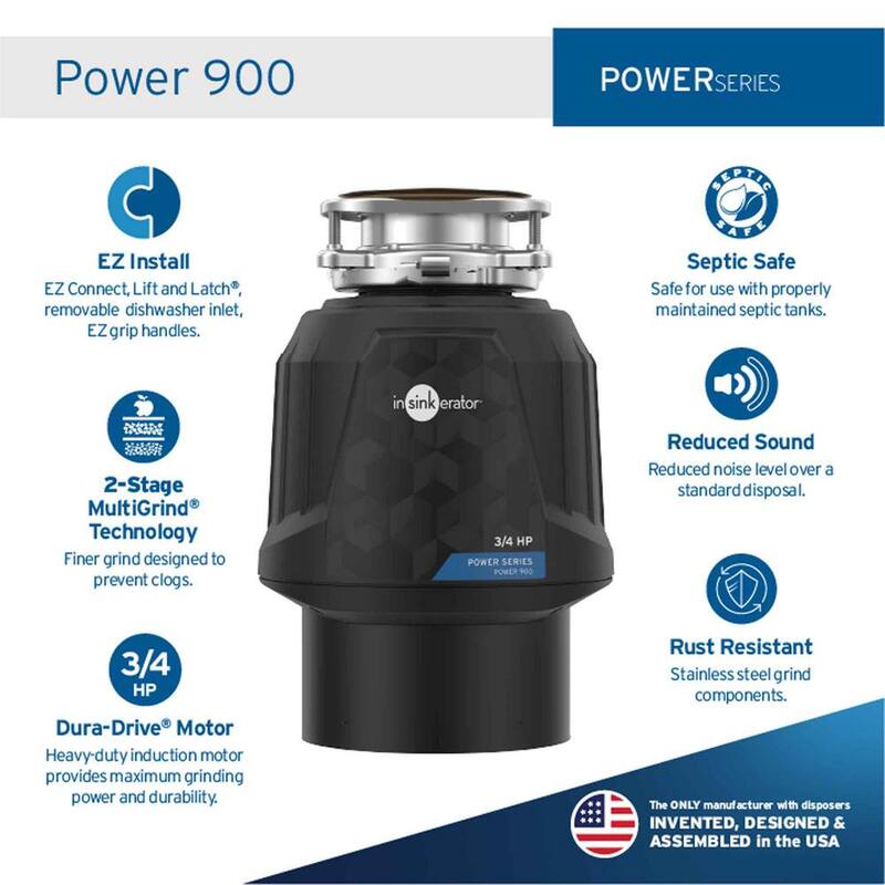 3/4 HP Continuous Feed Garbage Disposal W962107