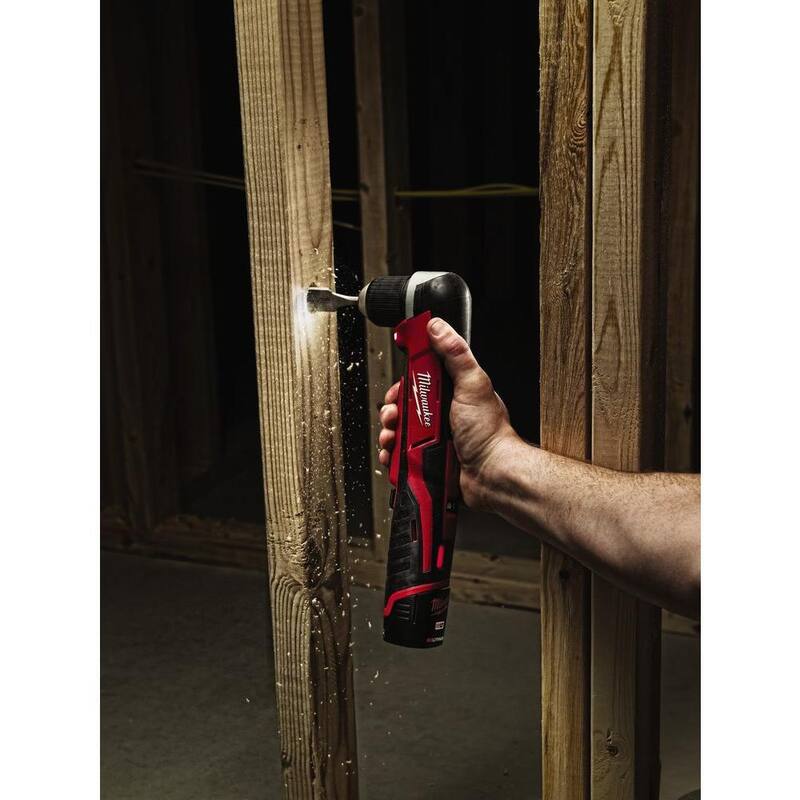 12V Lithium-Ion Brushless Cordless 4-in-1 Interchangeable 3/8 in. Drill Driver Kit with Right Angle Drill T877066