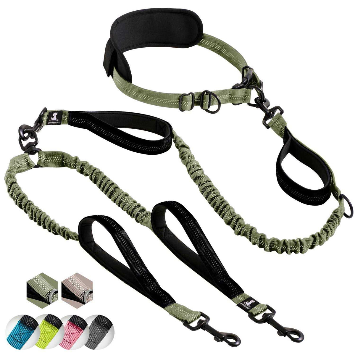 Hands Free Double Dog Leash Q9740
