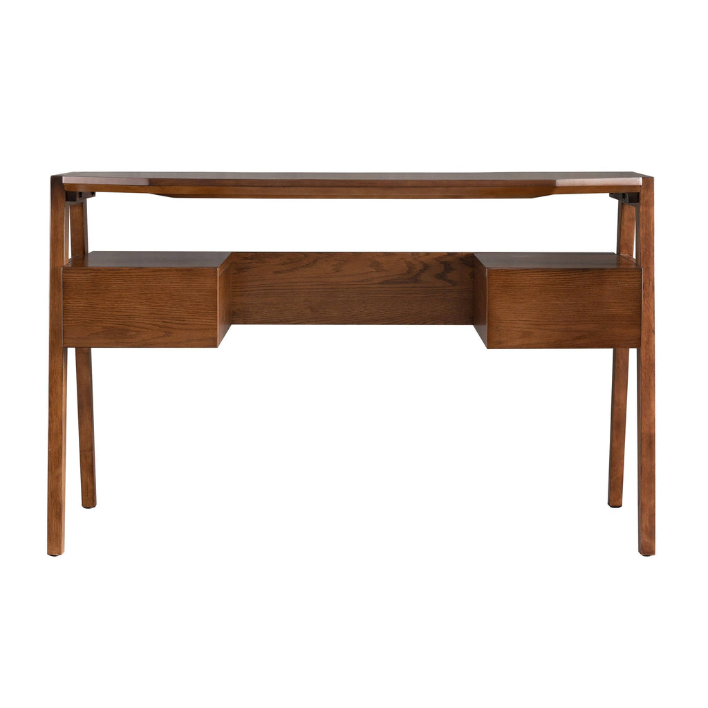 White Writing Desk with Storage L752746