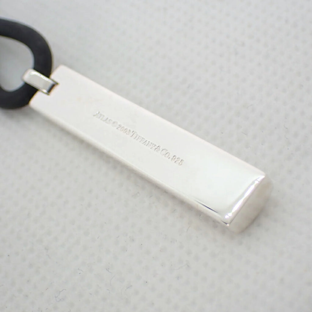 925 Rubber Atlas Bar Pendant U506411