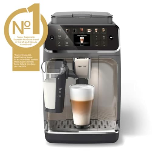 Fully Automatic Espresso Machine, Black Chrome F747