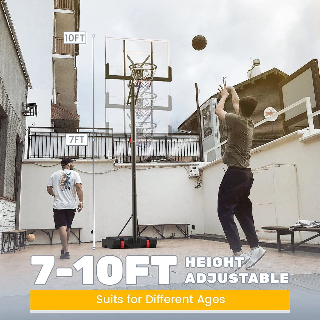 Portable Basketball Hoop & Goal with Height Adjusted 7.6 - 10 ft S8942