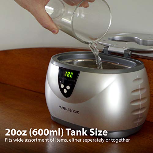 Ultrasonic Jewelry and Eyeglass Cleaner with Digital Timer 2 Pack E6562